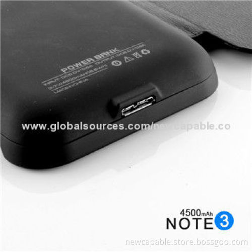 External Backup Battery Case for Samsung Note 3, 4,500mAh Capacity with Various Colors Available